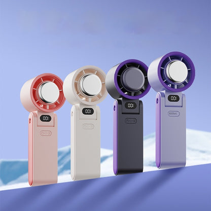 Ventilateur Numérique Portable Pliable avec Compression de Glace