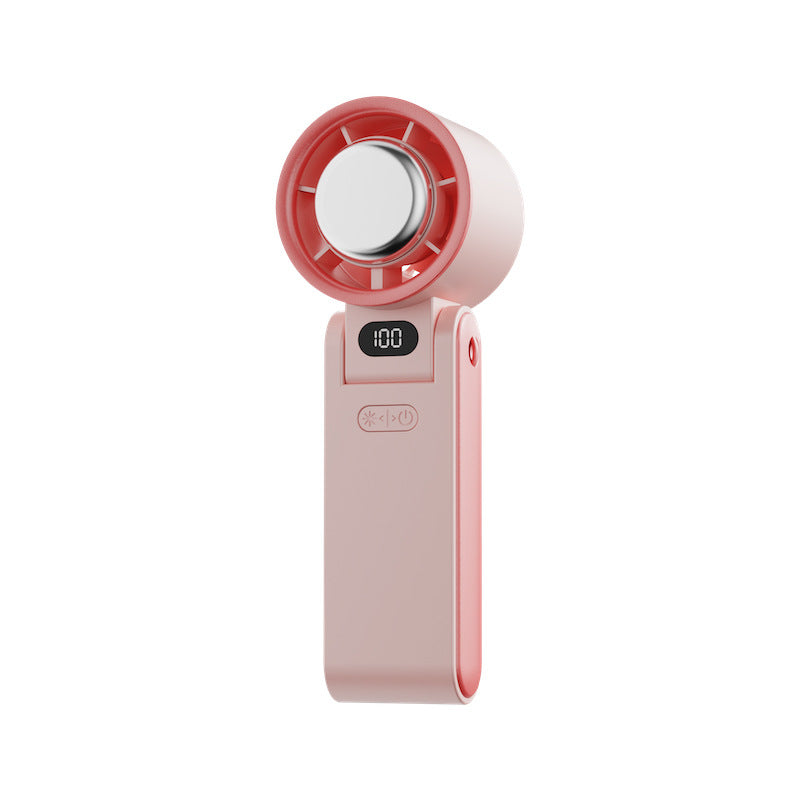 Ventilateur Numérique Portable Pliable avec Compression de Glace