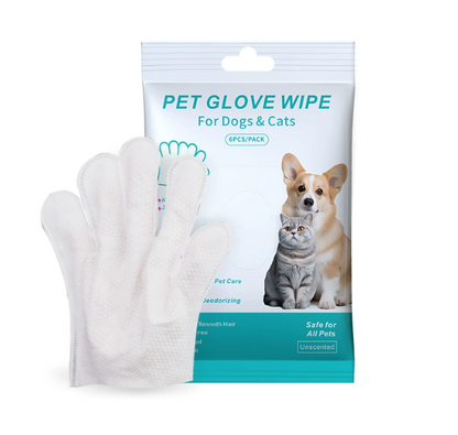 Gants et Lingettes de Nettoyage pour Animaux
