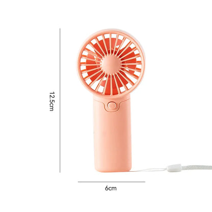 MEET SUN Ventilateur portable Pratique Creative Petit ventilateur de poche Ventilateur à main Batterie AAA légère Mini ventilateur à main Refroidisseurs d’air