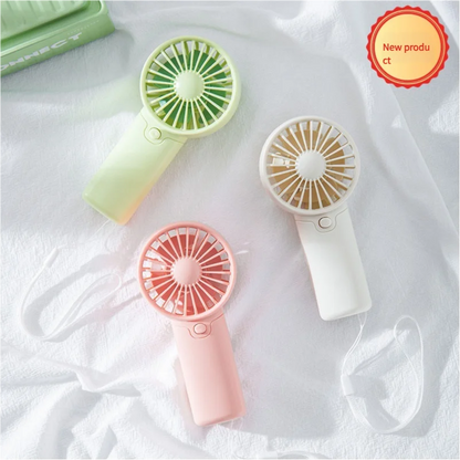 MEET SUN Ventilateur portable Pratique Creative Petit ventilateur de poche Ventilateur à main Batterie AAA légère Mini ventilateur à main Refroidisseurs d’air