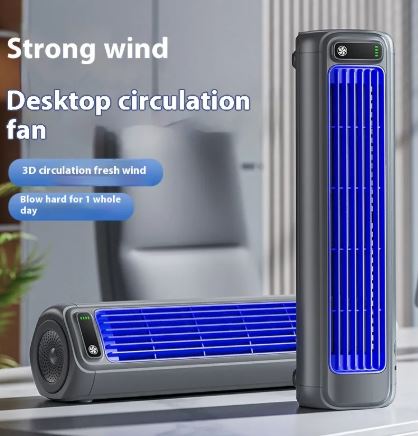 Ventilateur de Bureau Sans Fil Portable